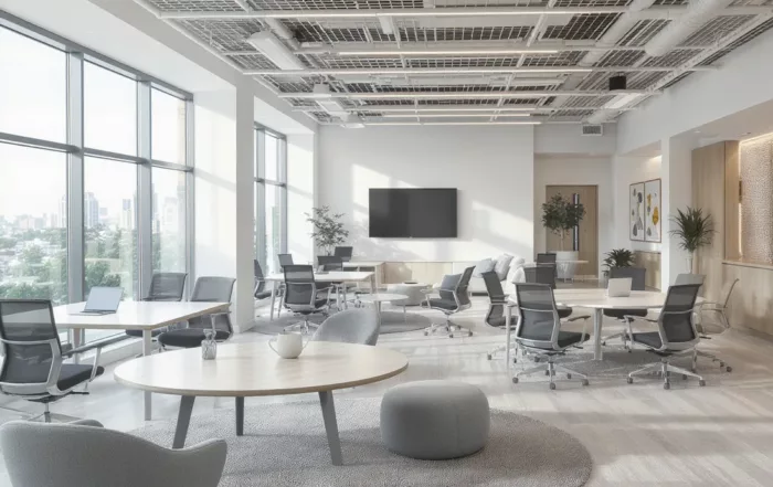 Espace de réception professionnel pour travailleurs autonomes sans bureau permanent