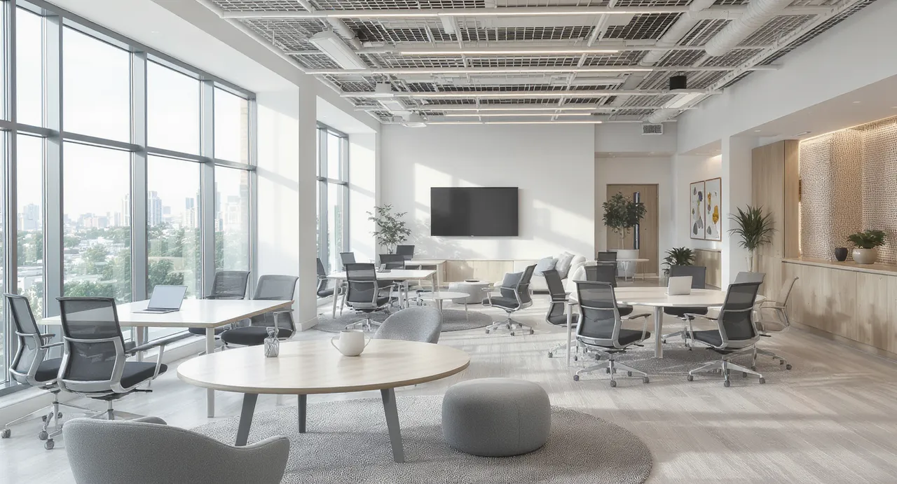Espace de réception professionnel pour travailleurs autonomes sans bureau permanent