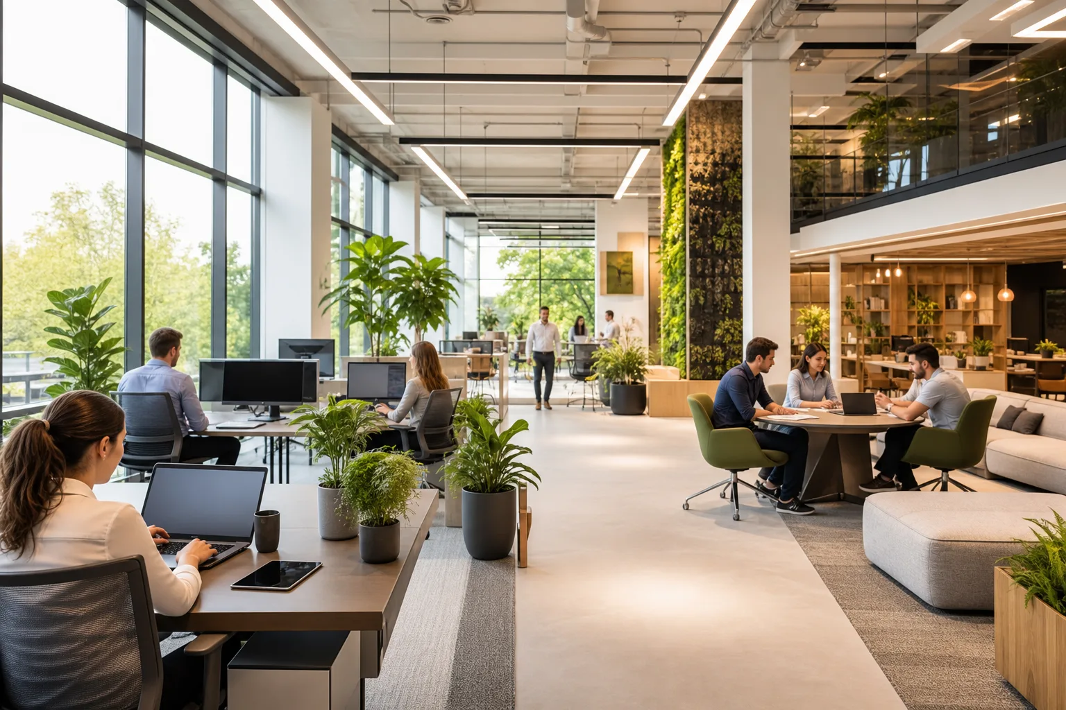 Espace de coworking moderne pour croissance professionnelle en 2026