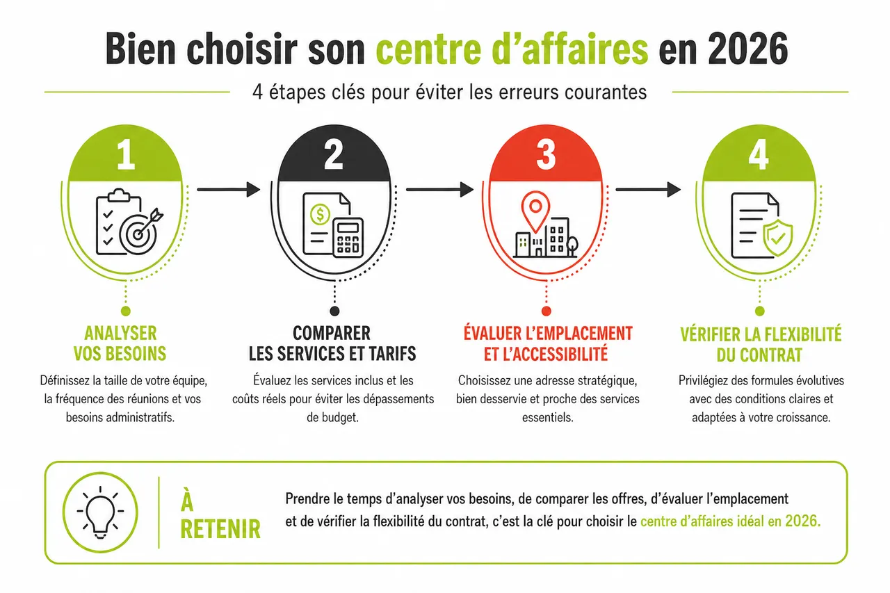Centre d’affaires à Montréal: erreurs courantes à éviter en 2026 , Erreurs courantes à éviter et conseils pour bien choisir son centre d’affaires en 2026
