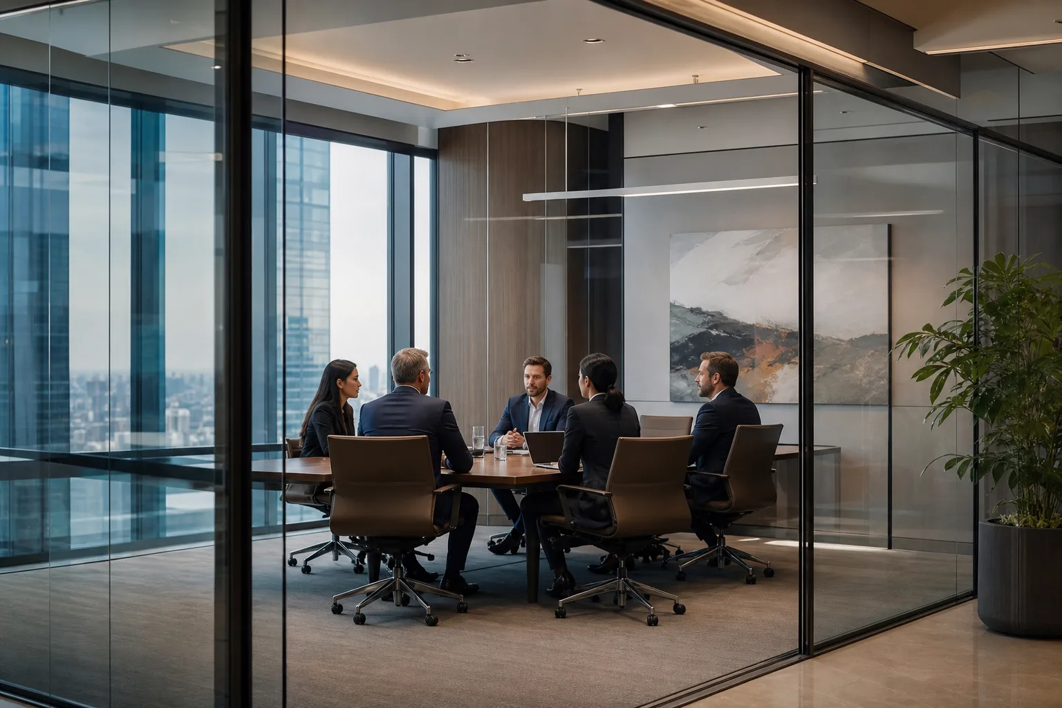 Salle de réunion privée pour discussions confidentielles à Montréal