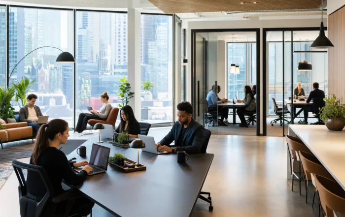 Bureau moderne en location à la journée à Montréal en 2026