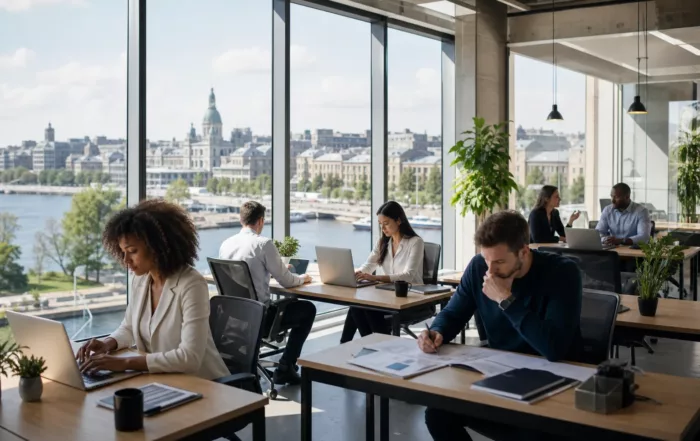 Contrat de bail commercial à Montréal avec clauses essentielles visibles