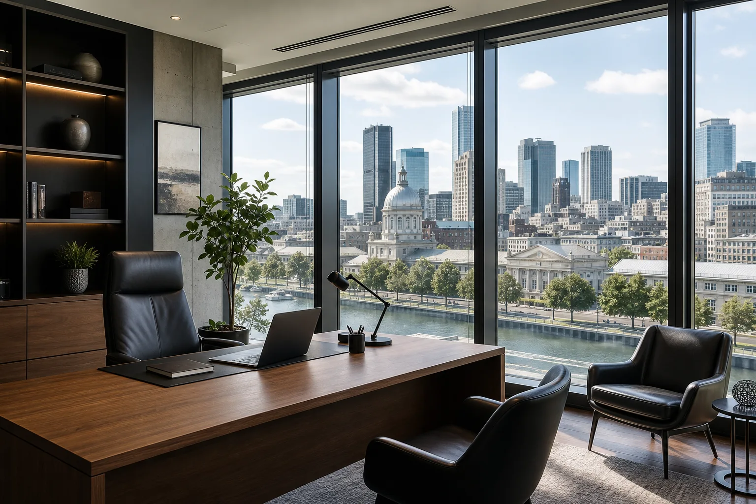 Espace de bureau privé calme et professionnel à Montréal