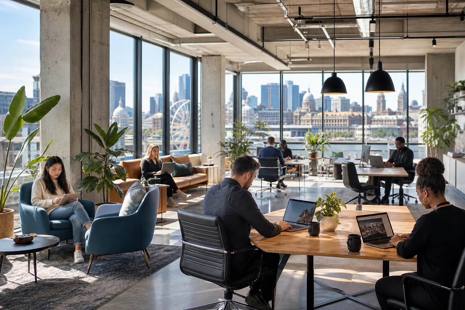 Espace de bureau professionnel abordable à Montréal avec mobilier moderne