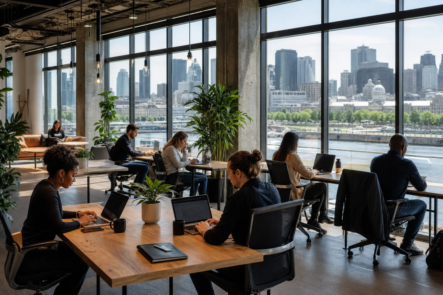Espace de coworking abordable pour start-up à Montréal