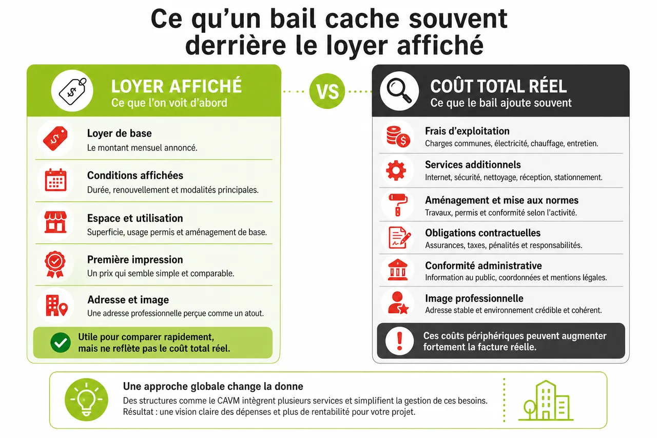 Location de commerces à Montréal, comment choisir un local rentable et adapté à votre projet? , Ce qu’un bail cache souvent derrière le loyer affiché