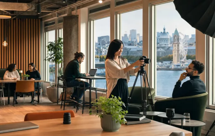 Salle de tournage vidéo professionnelle à Montréal en 2026
