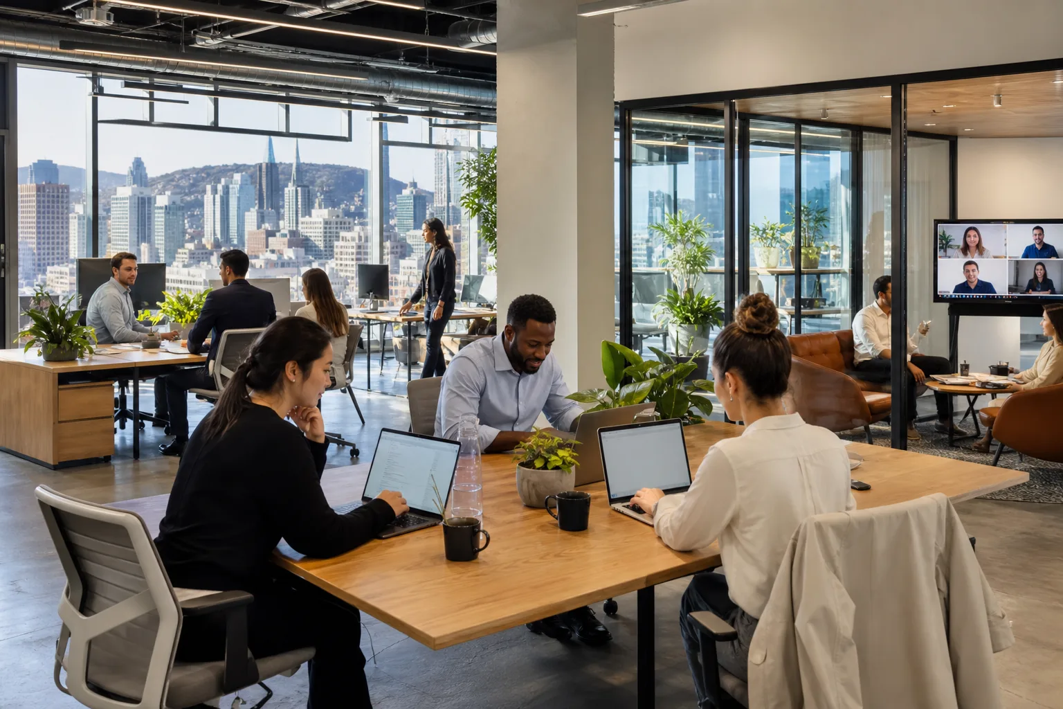 Espace de coworking à Montréal pour petites équipes hybrides