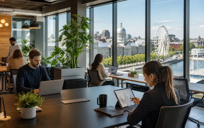 Espace de coworking et bureau privé pour professionnels à Montréal