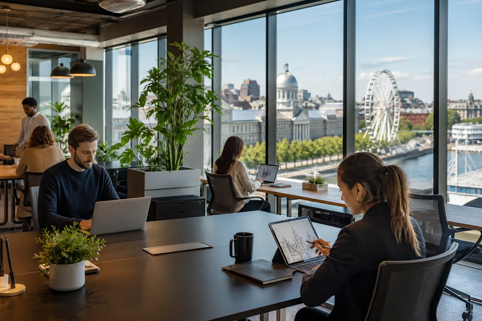 Espace de coworking et bureau privé pour professionnels à Montréal