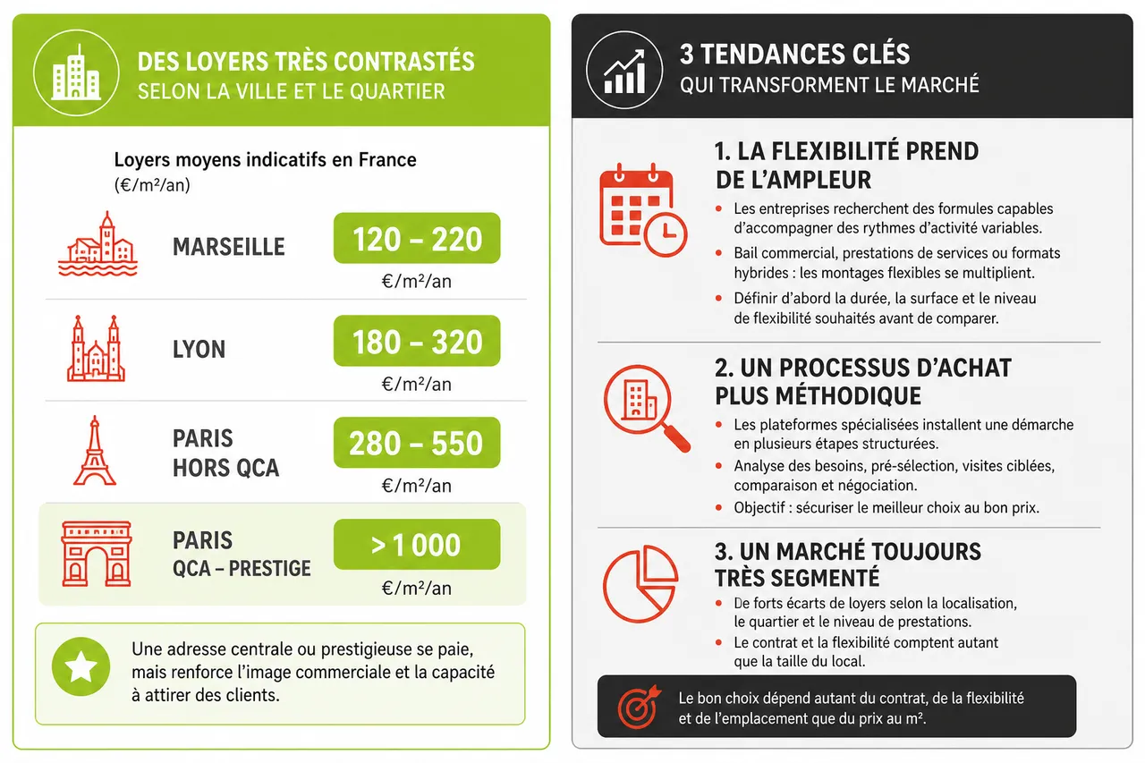 Formules de location de bureaux: comment faire le bon choix en 2026 , Ce que révèlent les données récentes sur la location de bureaux