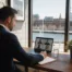 Bureau moderne à louer avec vue sur Montréal pour professionnels